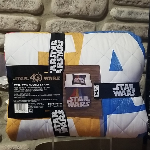 *NEW* Jay Franco Star Wars 40th Anniversary Twin / Twin XL Quilt and Sham - Picture 7 of 9